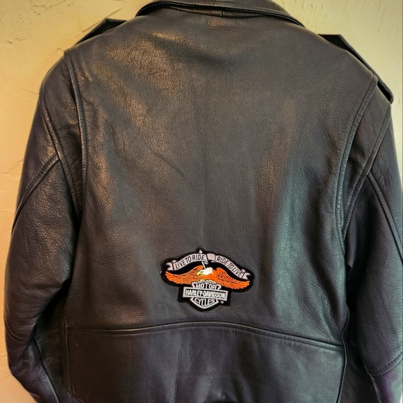 LeatherJacket, Moto Mod, Black,  Size M, full removable lining - Picture 2 of 5